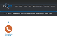 Tablet Screenshot of callmed-france.com